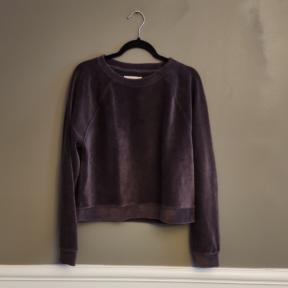 NWT Lucky Brand Brown Corduroy Top